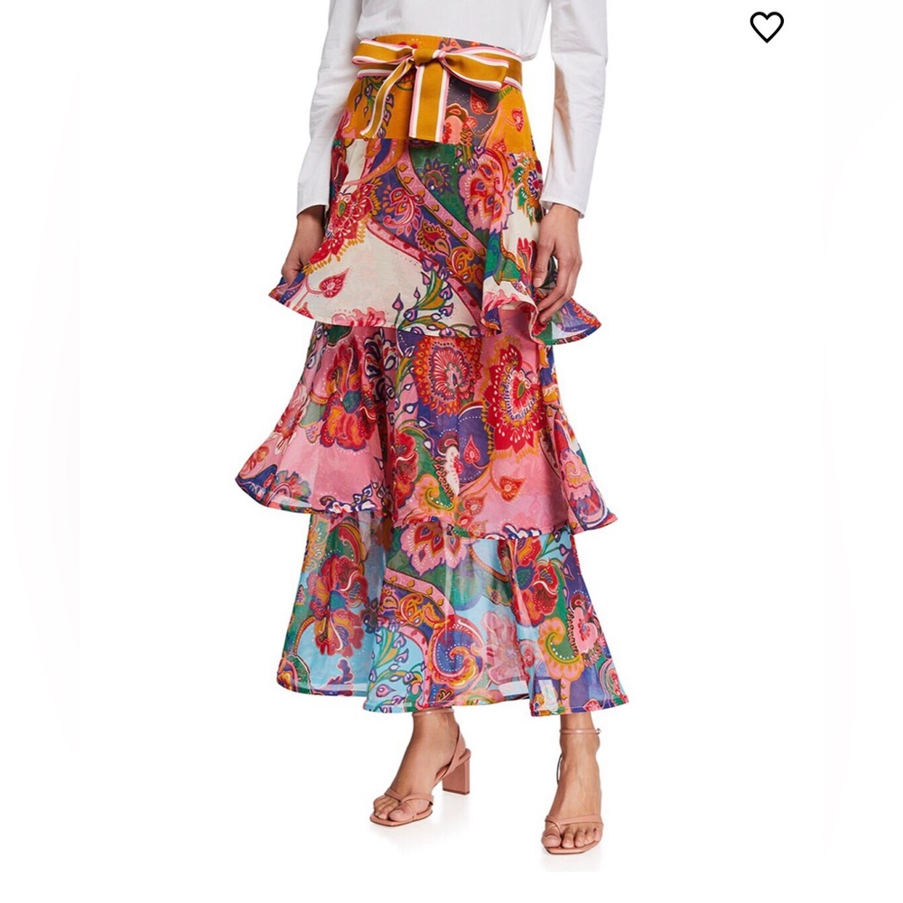 Zimmerman Floral Tiered Skirt
